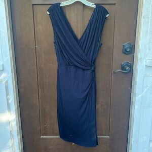 Sleeveless Dress in Navy